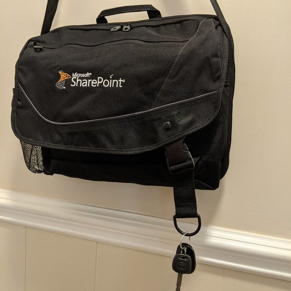 Canvas Messenger Style Laptop Bag - Picture 4 of 16